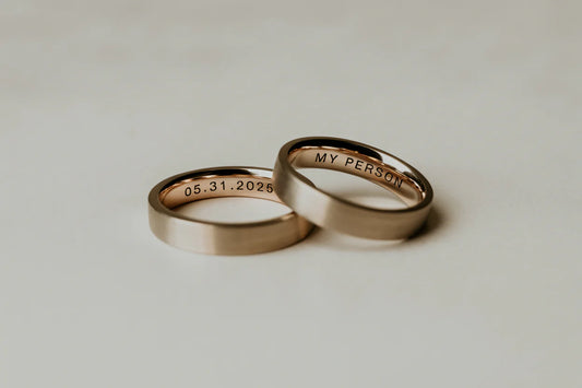 Engraving Ideas for Wedding Bands: Make Your Ring Truly One of a Kind