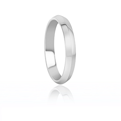 Knife Edge Wedding Band