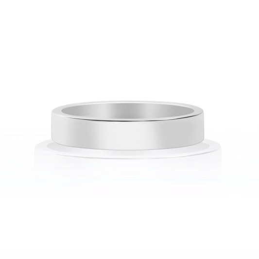 Rounded Edge Wedding Band
