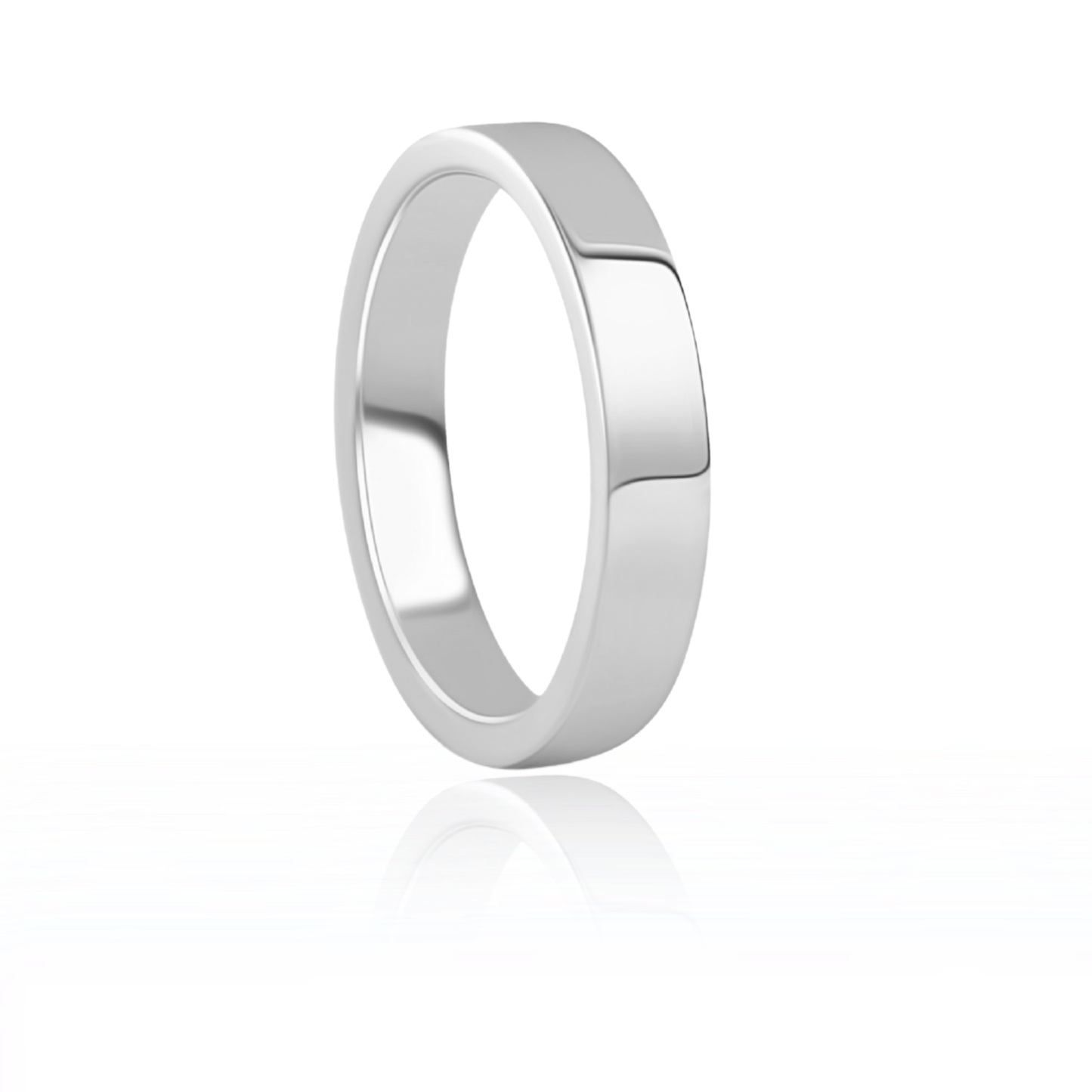 Rounded Edge Wedding Band