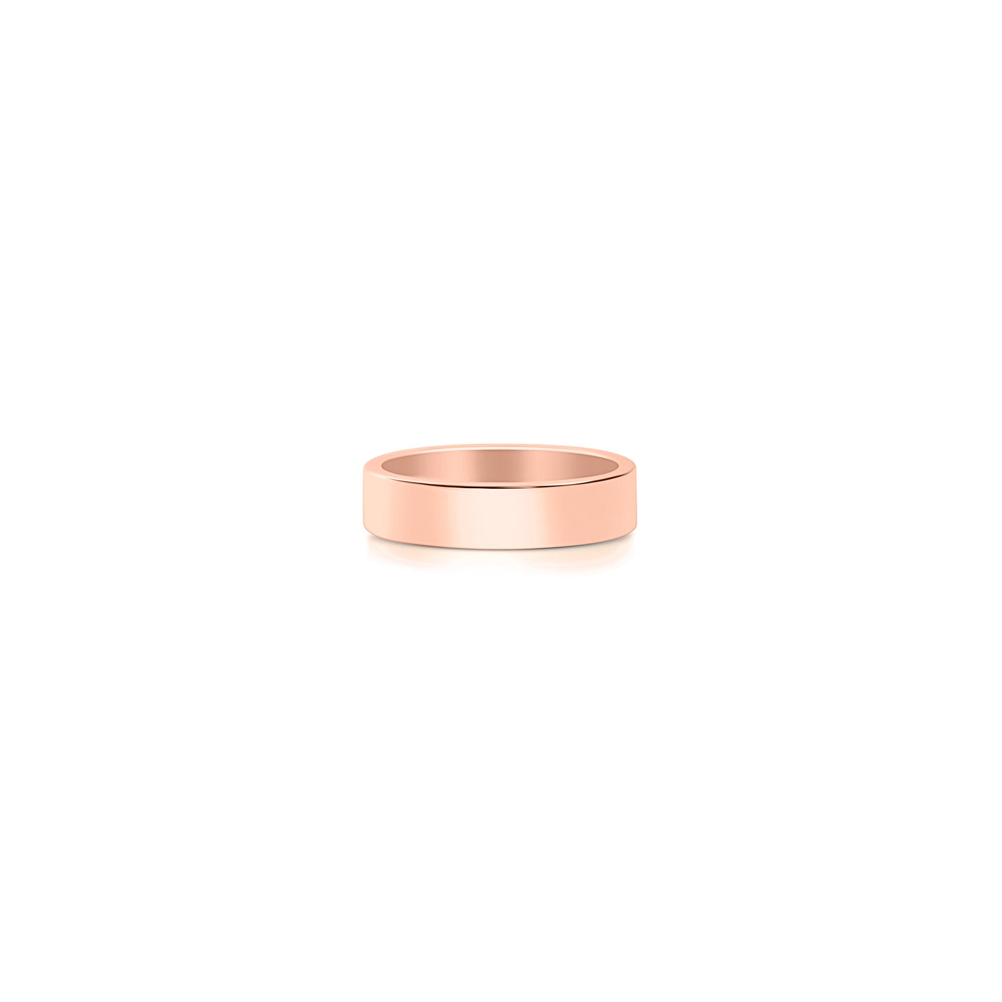 Rounded Edge Square Wedding Band