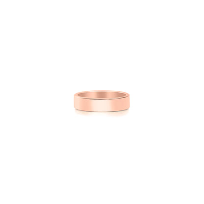 Rounded Edge Square Wedding Band