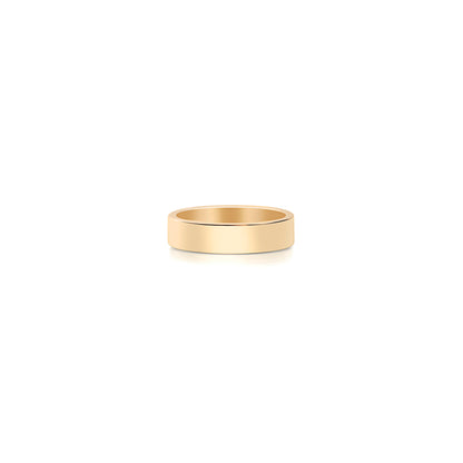 Rounded Edge Square Wedding Band