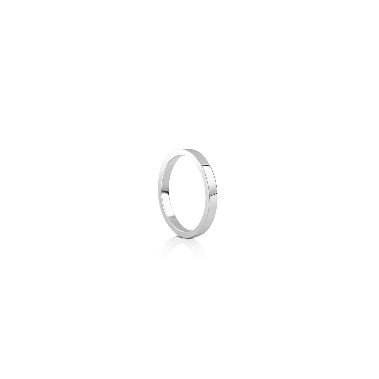 Rounded Edge Square Wedding Band