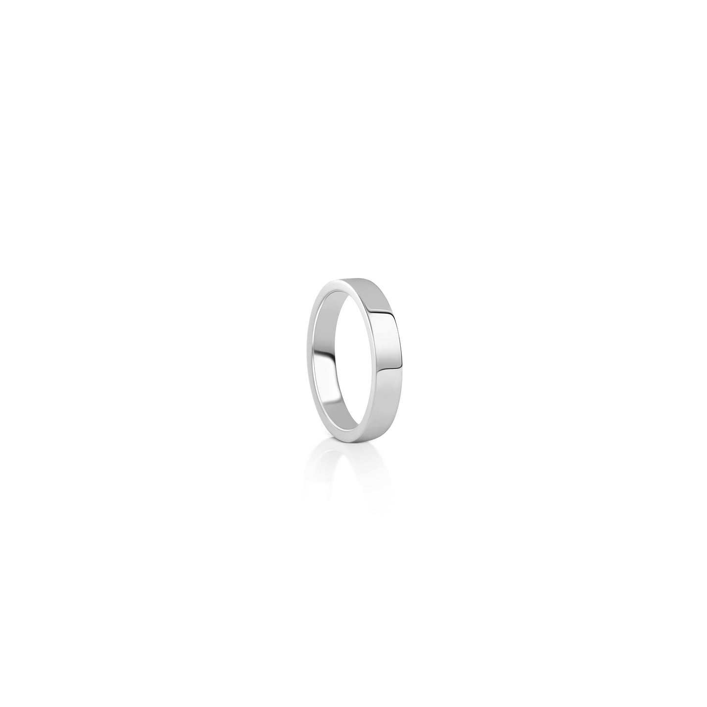 Rounded Edge Square Wedding Band