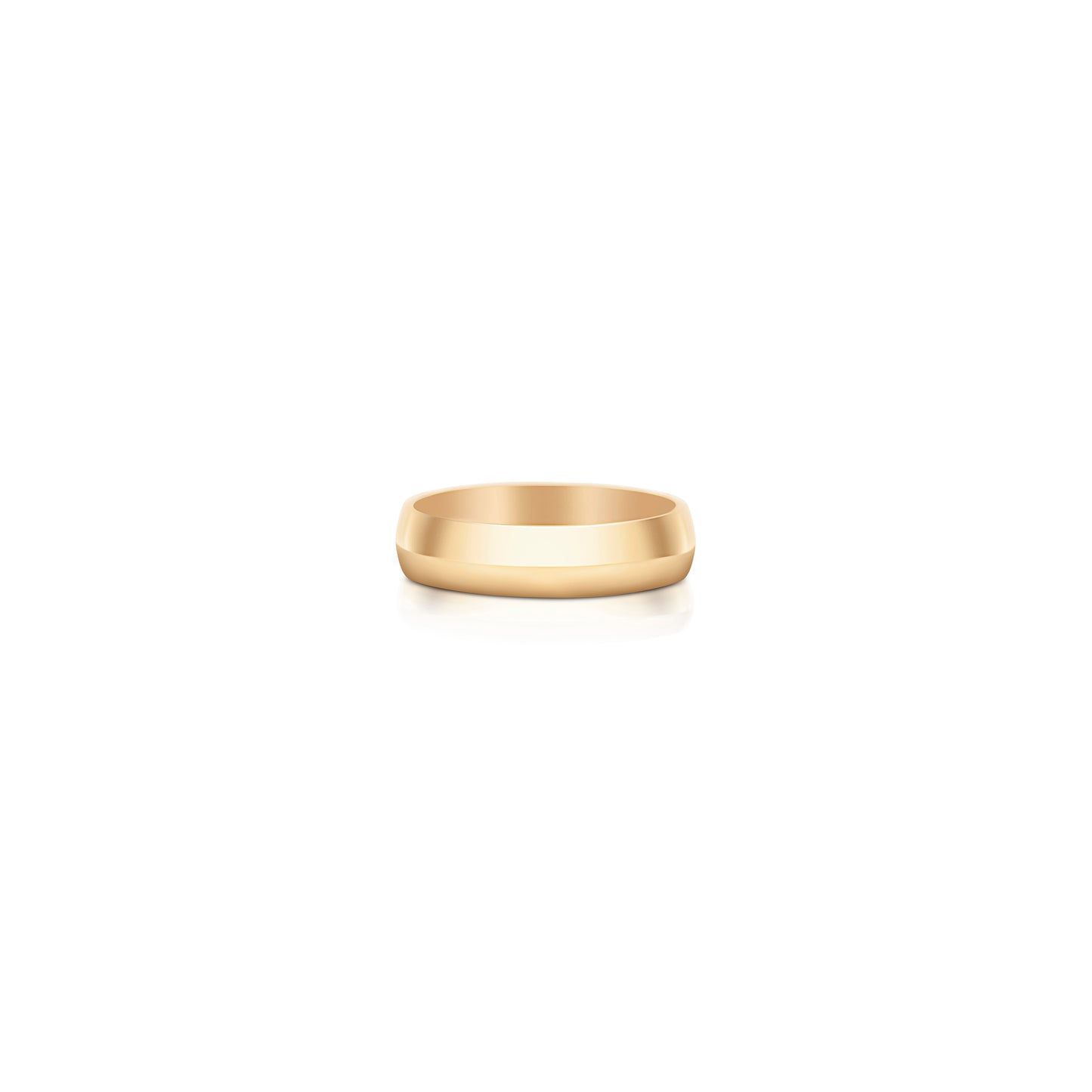 Knife Edge Wedding Band