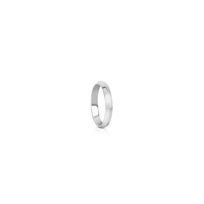 Knife Edge Wedding Band